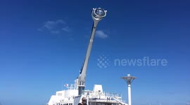 Timelapse footage of the 'NorthStar' Royal Caribbean Cruise Ship  ride