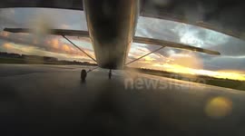 Light aircraft suffers engine failure