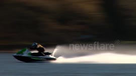 Jet ski world record attempt in the Lake District