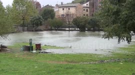 Impressive flash floods in south of France