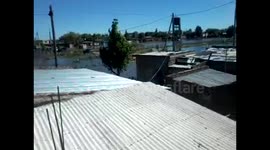 Flooding in Barrio Nicole, Argentina