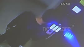 Boy Press the bright multi-elevator buttons 20 ,Before leaving the elevator