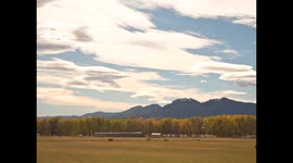 Clouds Moving in Over Boulder Colorado