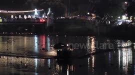 Loi Krathong Festival celebrated in Chiang Mai, Thailand