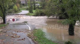 Important floods in south east France