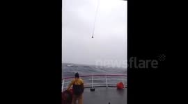 Trawlerman rescue in North Atlantic