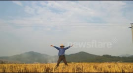 Chinese farmer's brilliant Michael Jackson dance moves