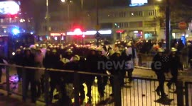 Arrest during Independence Day riots in Warsaw