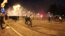 Riots in Warsaw during Independence Day