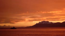 Coucher de soleil à Cannes, Alpes-Maritimes, PACA, France - magic sunset
