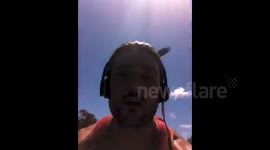 Magpie swoop attack