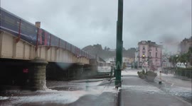 Weird weather in Dawlish