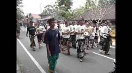 Enterrement traditionnel à Bali, Indonesia - Funeral - traditional burial