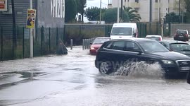 Pluies diluviennes dans les Alpes-Maritimes, PACA. Villeneuve Loubet – inondations