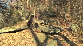 Mountain biker's funny face-plant in Tennessee forest