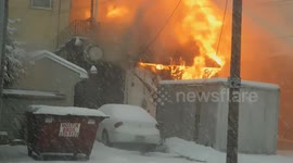 Massive fire tears through commercial building in Pennsylvania ISO #11