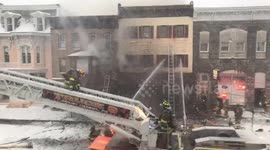 Massive fire tears through commercial building in Pennsylvania ISO #16