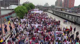 Colombia students continue protest for higher education budget