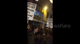 Protests sweep Oxford Union as Steve Bannon speaks