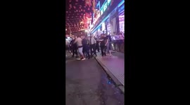 Bouncers go wild in Benidorm