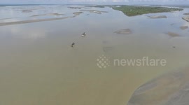 Drone footage shows massive, gorgeous waterways in Assam