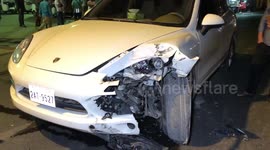 Accident 2Car in Phnom Penh Cambodia