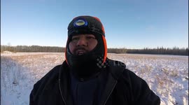 Hunter tastes fake deer poop!