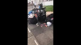 Newham council needs to remove this bin, residents have bin asking Newham years to remove this