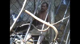 A man in prison in his own house