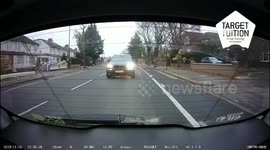 Shocking Overtake by Mercedes Driver Putting Driver at Risk