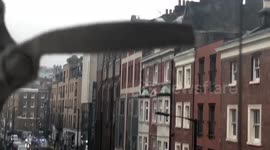 Marylebone on fire! Fire engines