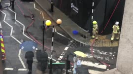 Firefighters in Marylebone / London
