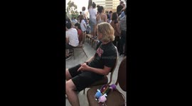 Circus dad can’t stop dancing