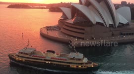 Sydney Australia Opera House and Manly Ferry