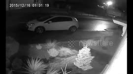 Car Thief Caught On CCTV Derbyshire