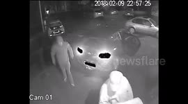CCTV Footage of thieves breaking in and stealing cars / keys