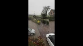 Snowing in Swindon in November