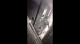 Papa johns terrorises neighbours with slamming door late at night