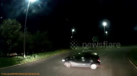 Truck driver stops wrong-way car driver on Crewe roundabout