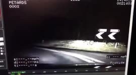 Thieves ram into police car in reverse with stolen 4x4
