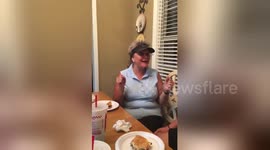 US grandma-to-be has hilarious reaction to pregnancy announcement