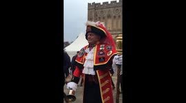 Royalist Crier proclaims Christmas Fayre