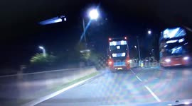 Idiot driver missed a fatal crush