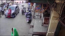 Mother and child miraculously survive after being blindsided by car