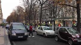 Protesters march through Paris