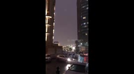 The case of bad weather sweeping the state of Qatar, heavy rain, thunder and lightning, and expectations of worsening situation is bad