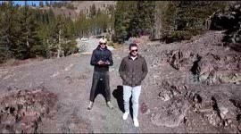 Drone DJI Mavic in Yosemite California