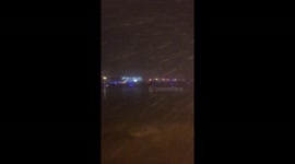 Hundreds of flights canceled as snowstorm hits Chicago