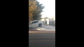 Car Vs. Fire Hydrant!!