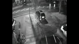 Men Checking Car Doors on Finlay Road Gloucester.